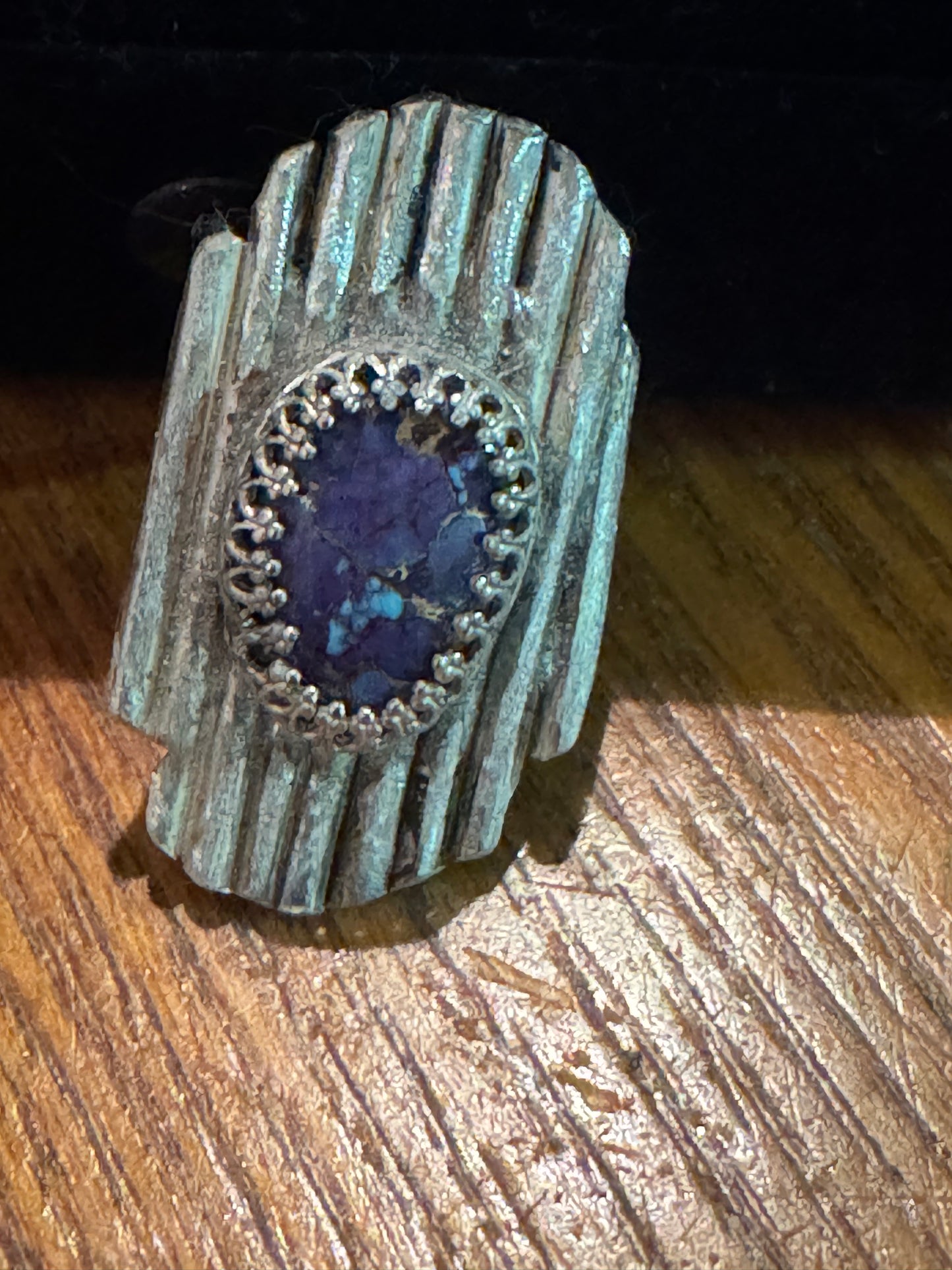 Sterling silver.925 with Mohave stone